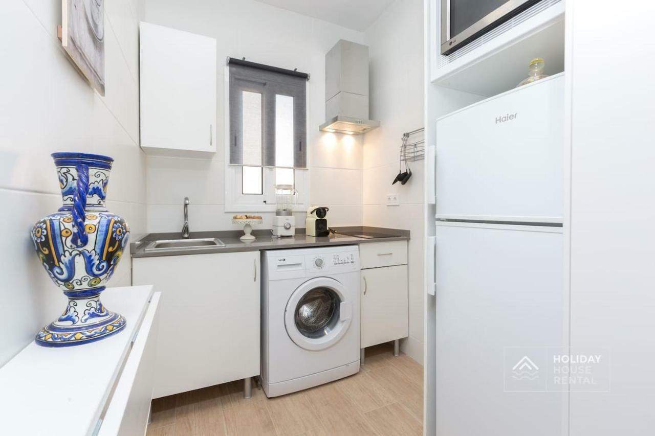 S12 - Beach Front Apartment --Free Wifi- Salou Dış mekan fotoğraf